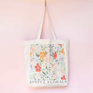 Joyful Florals Tote Bag