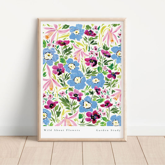 Wild About Flowers Art Print