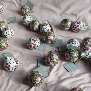 Hand Painted Ceramic Bauble - Design 2