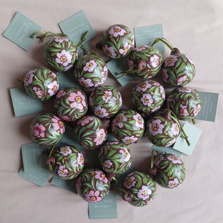 Hand Painted Ceramic Bauble - Design 1