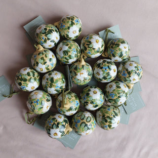 Hand Painted Ceramic Bauble - Design 4