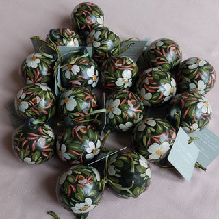Hand Painted Ceramic Bauble - Design 5