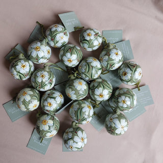 Hand Painted Ceramic Bauble - Design 7