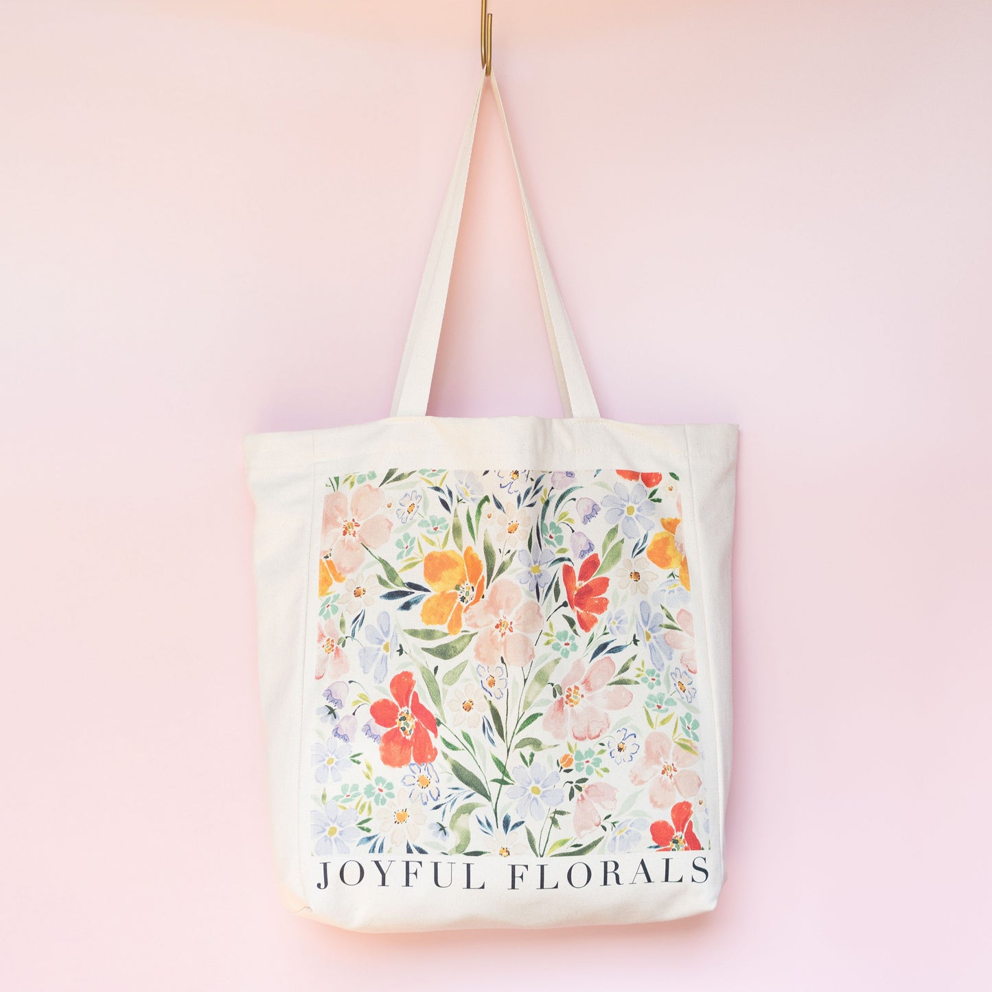 Joyful Florals Tote Bag