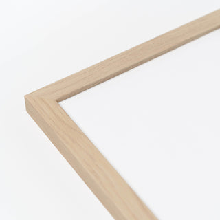 Light wood effect frame in A4,A3,A2