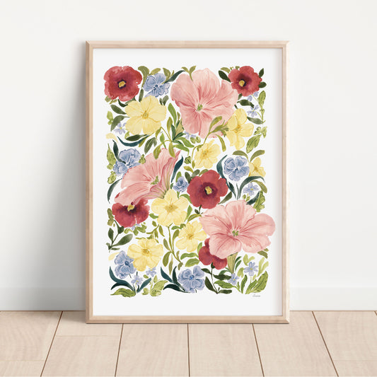 Petunia Blooms Art Print