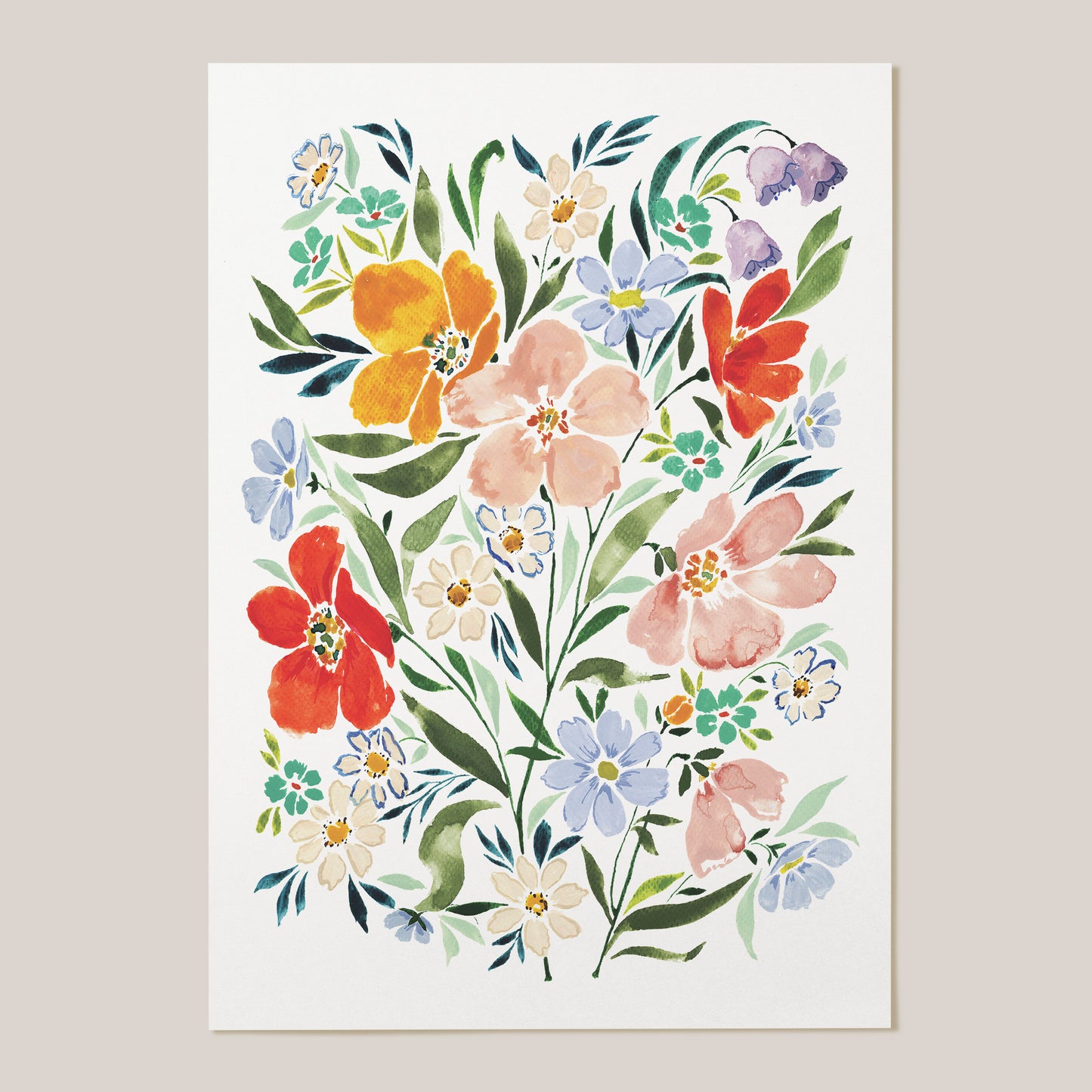 Joyful Florals Art Print