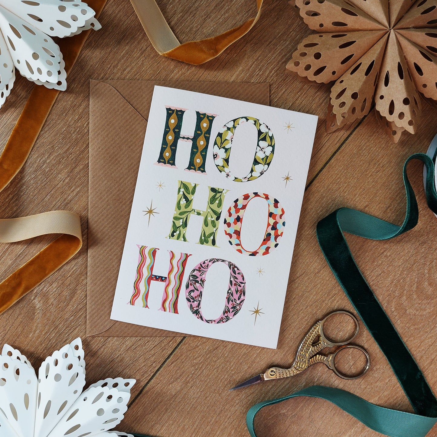 Ho Ho Ho Greeting Card