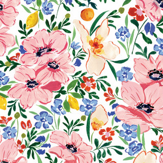 floral gift wrap for birthday presents