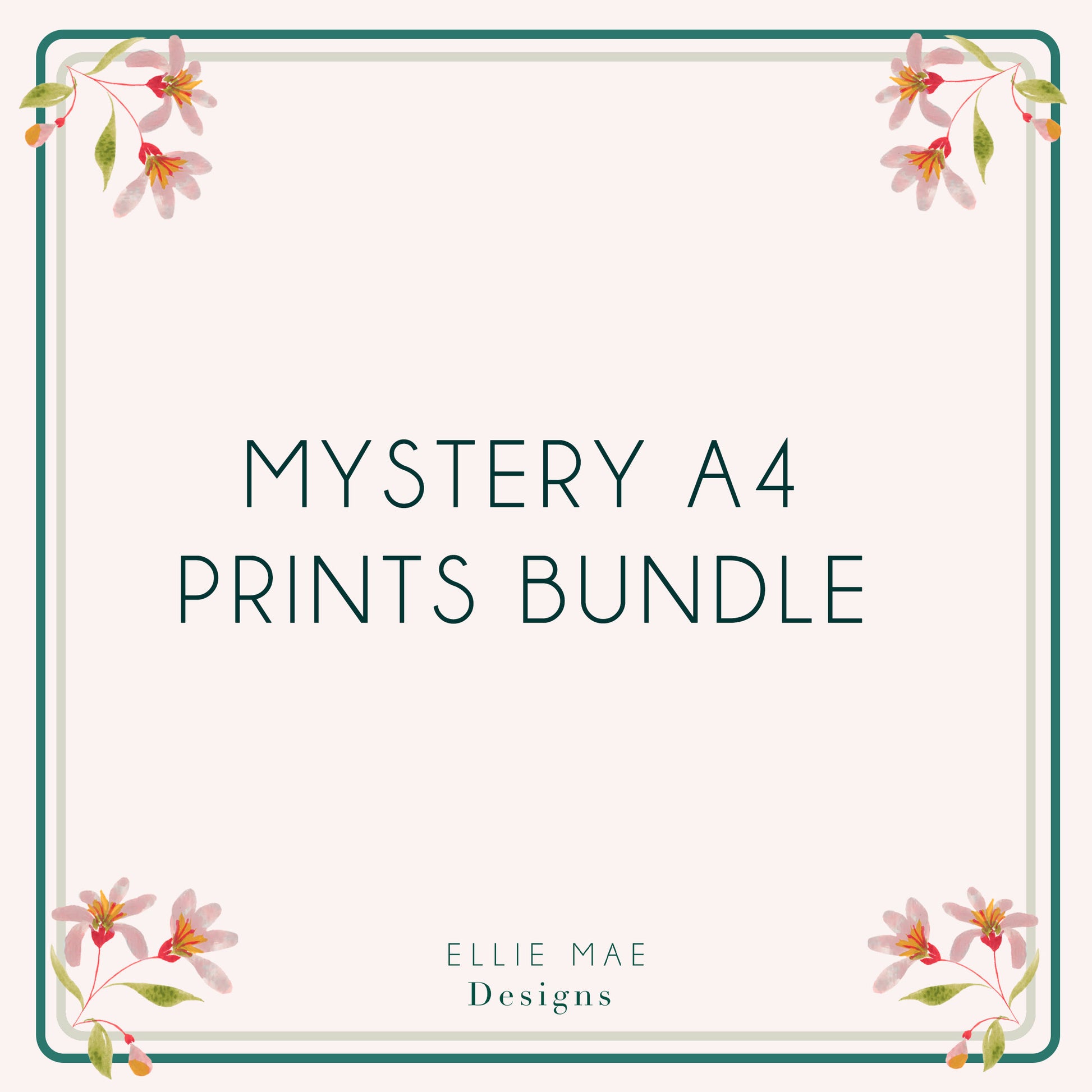 A4 mystery print bundle. Can't decide what prints to have, don't worry we will choose 3 cohesive prints at random for you! 