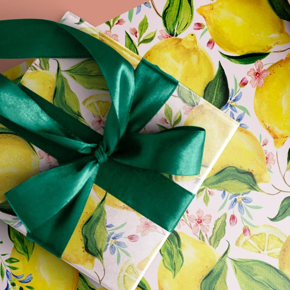 lemon gift wrap 